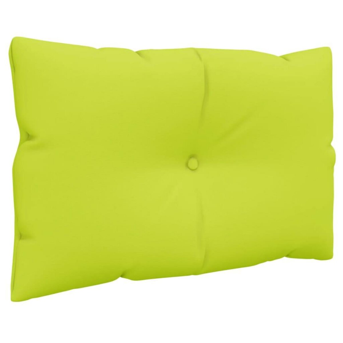 VIDAXL Coussins de palette lot de 2 vert vif tissu