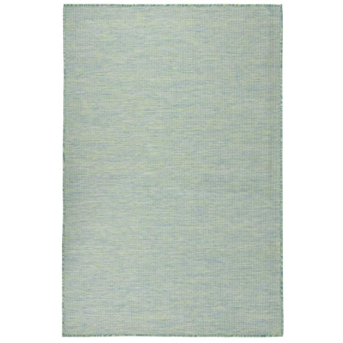 VIDAXL Tapis a tissage plat d'exterieur 120x170 cm Turquoise