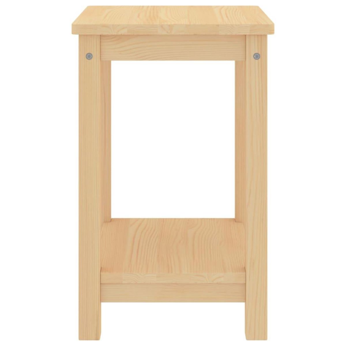 VIDAXL Table de chevet naturel 35x30x47 cm bois de pin massif