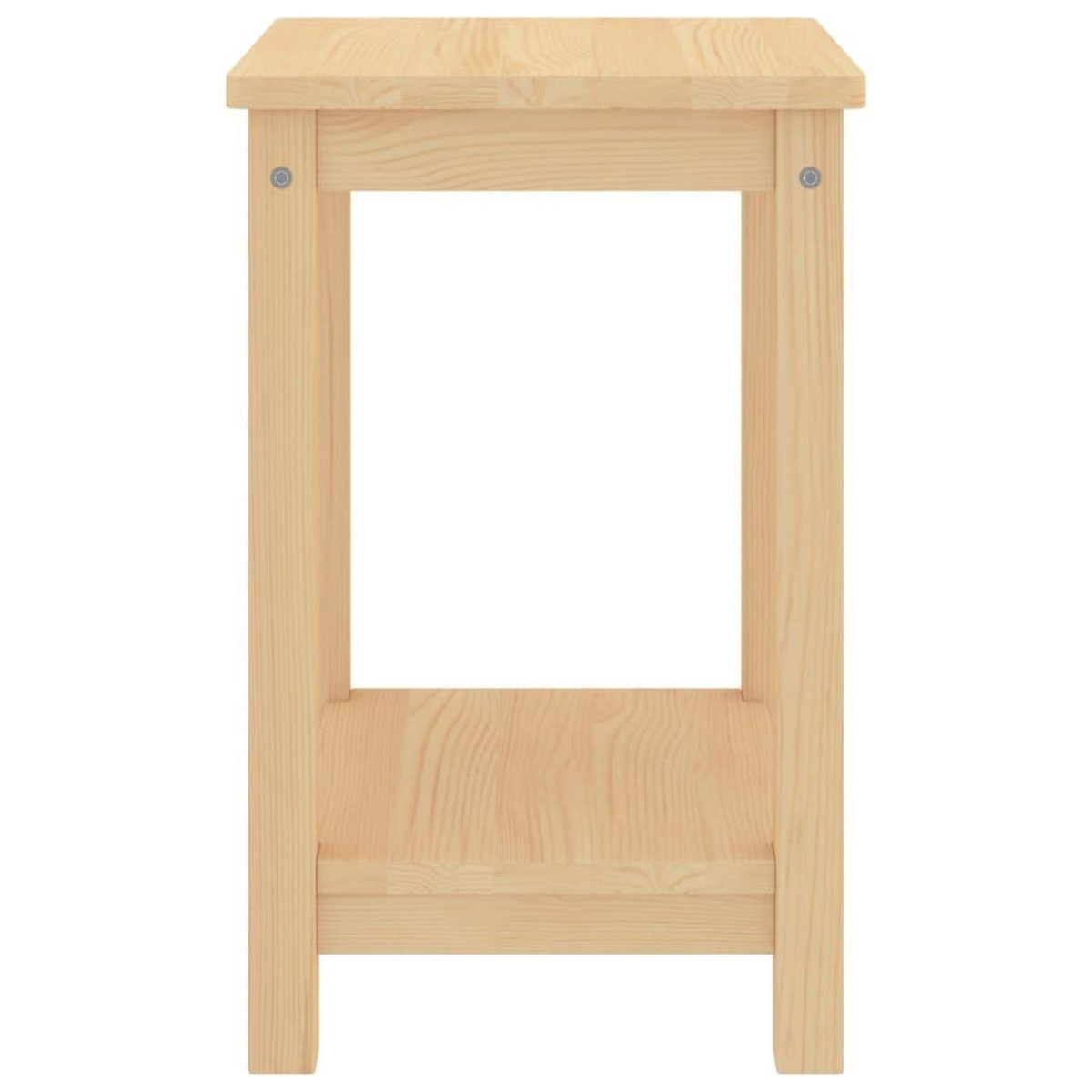 VIDAXL Table de chevet naturel 35x30x47 cm bois de pin massif
