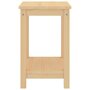 Voir la diapositive 2 : VIDAXL Table de chevet naturel 35x30x47 cm bois de pin massif