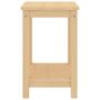 Voir la diapositive 2 : VIDAXL Table de chevet naturel 35x30x47 cm bois de pin massif