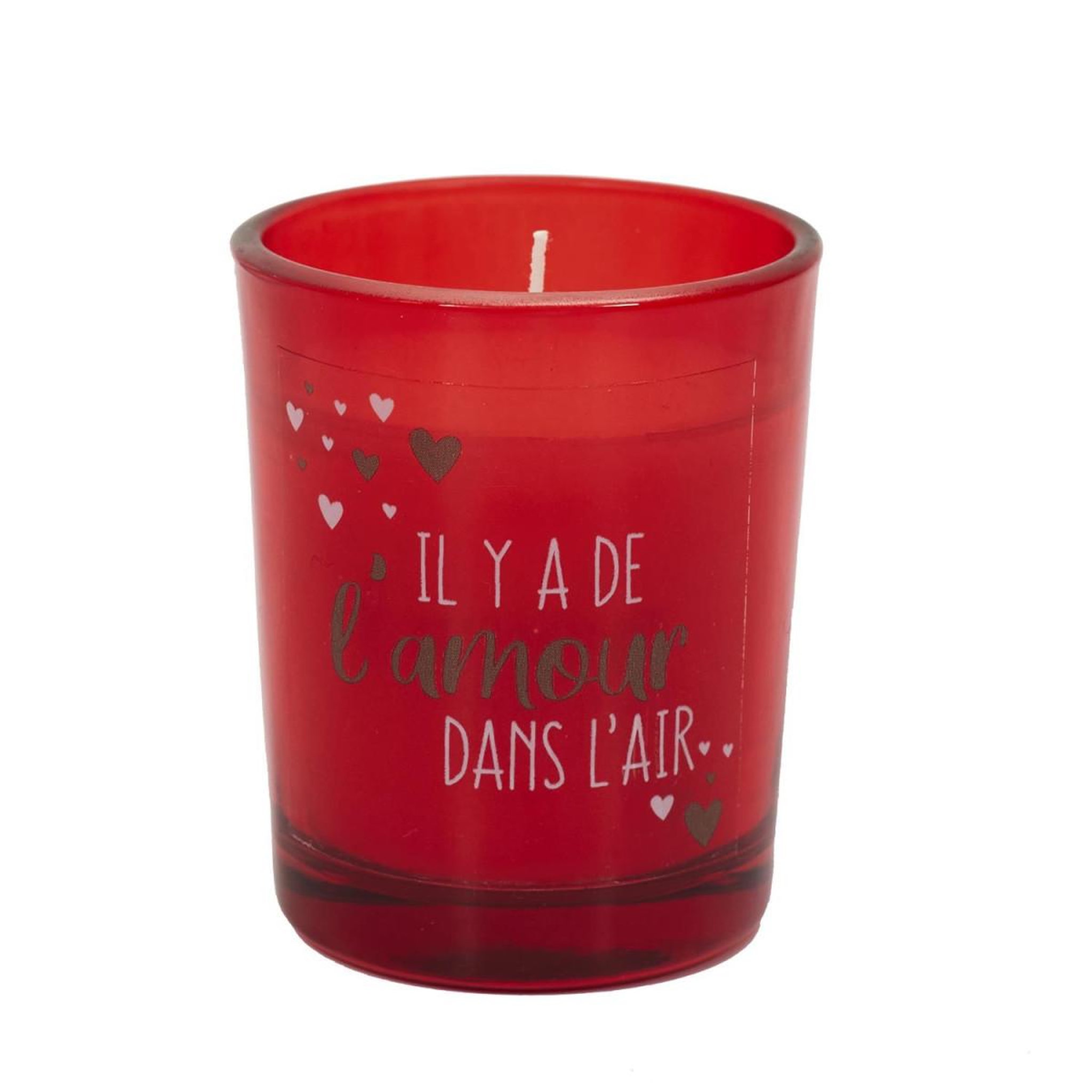 Voir la diapositive 6 : The Home Deco Factory Coffret 5 bougies parfumées  mon amour  50g blanc & rouge