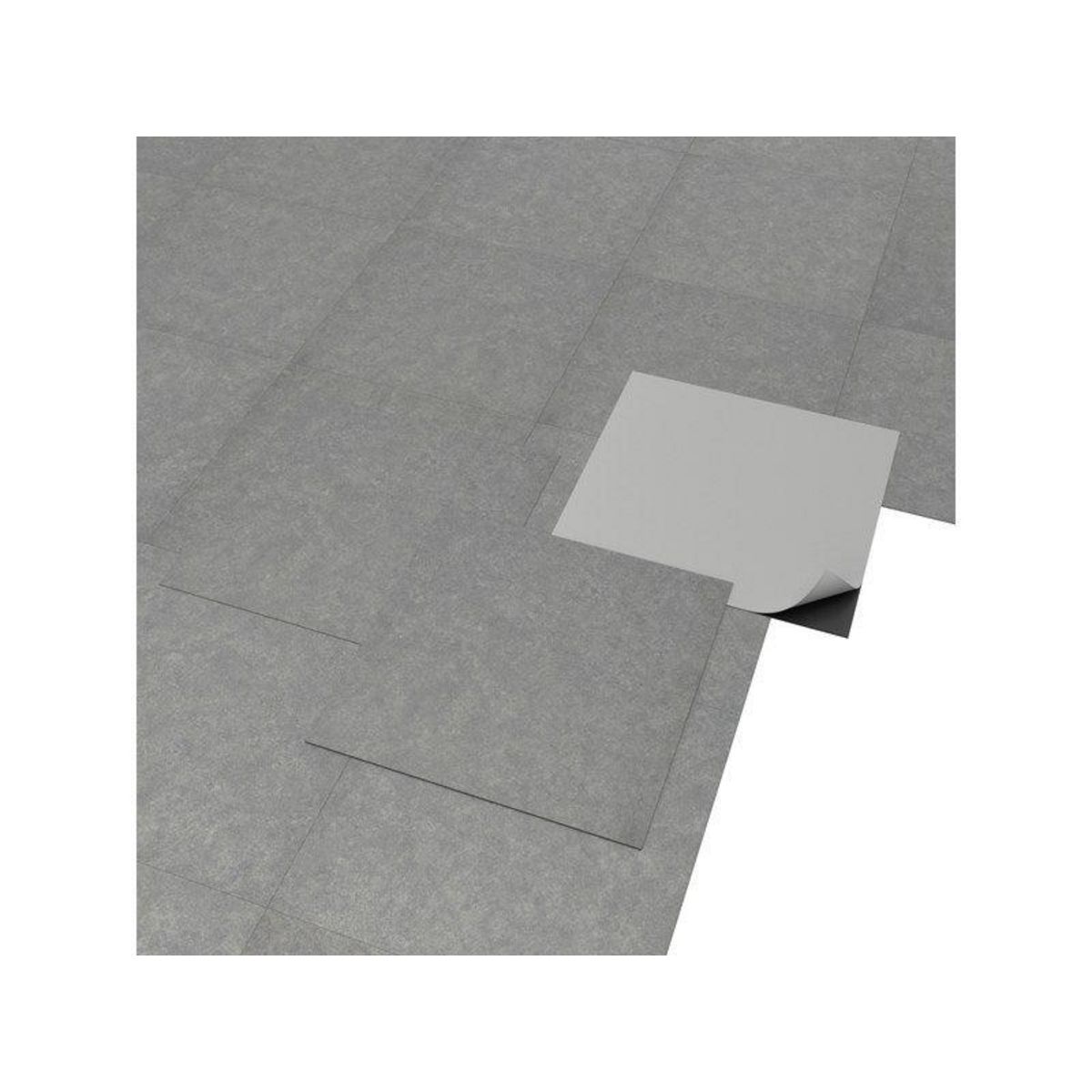 CENTRALE BRICO Dalle PVC adhésive kamet gris