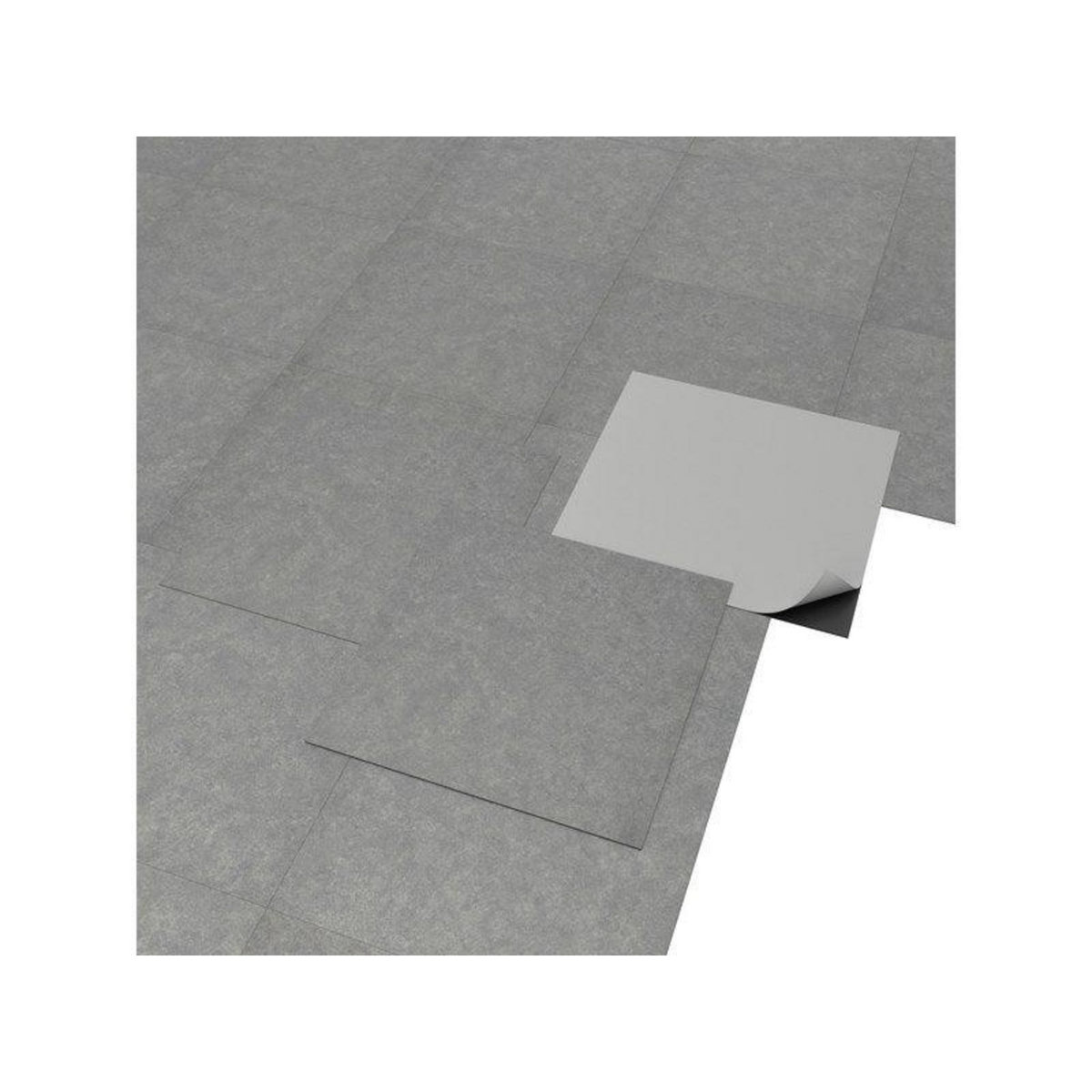 CENTRALE BRICO Dalle PVC adhésive kamet gris