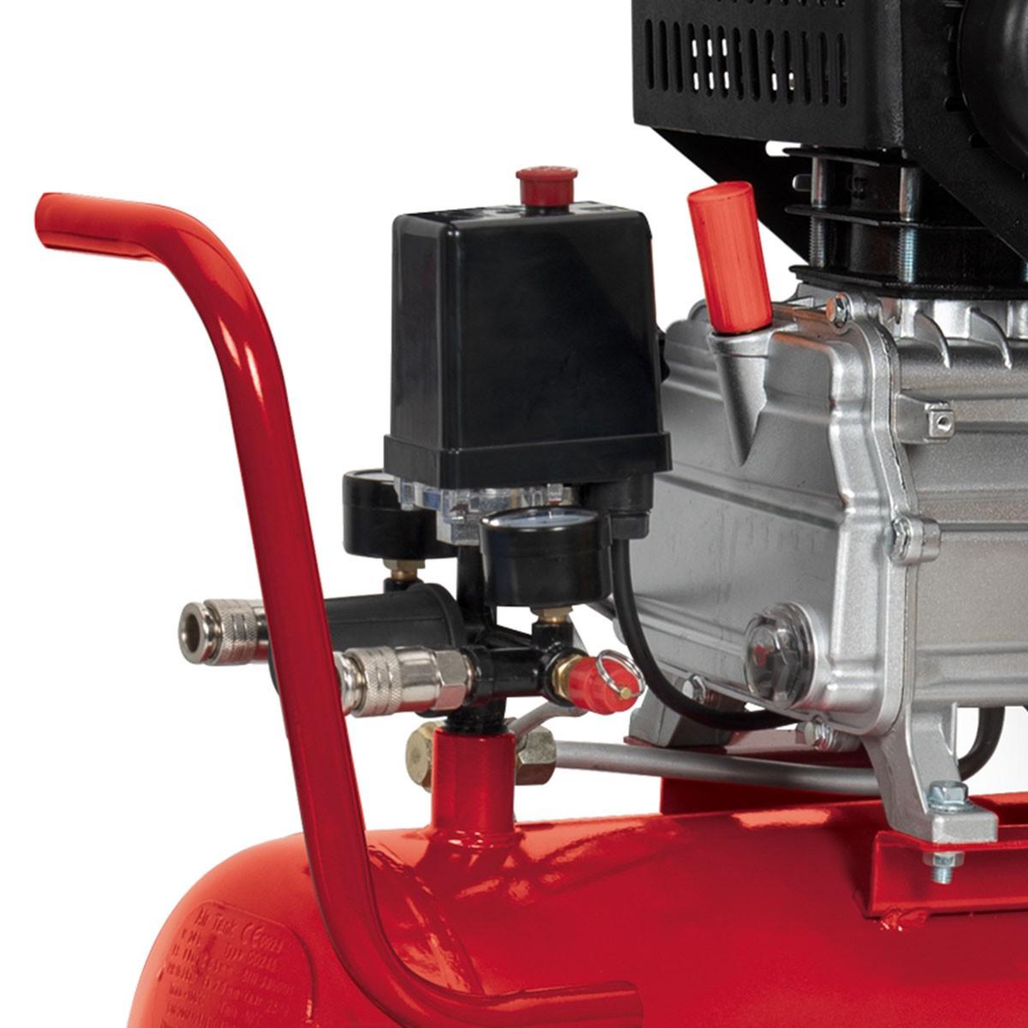 Voir la diapositive 3 : iTools Compresseur d'air 24L 8 bar 2CV 1.5KW 115 PSI Débit d'air max : 206 L/min 19.9Kg kG ITOOLS