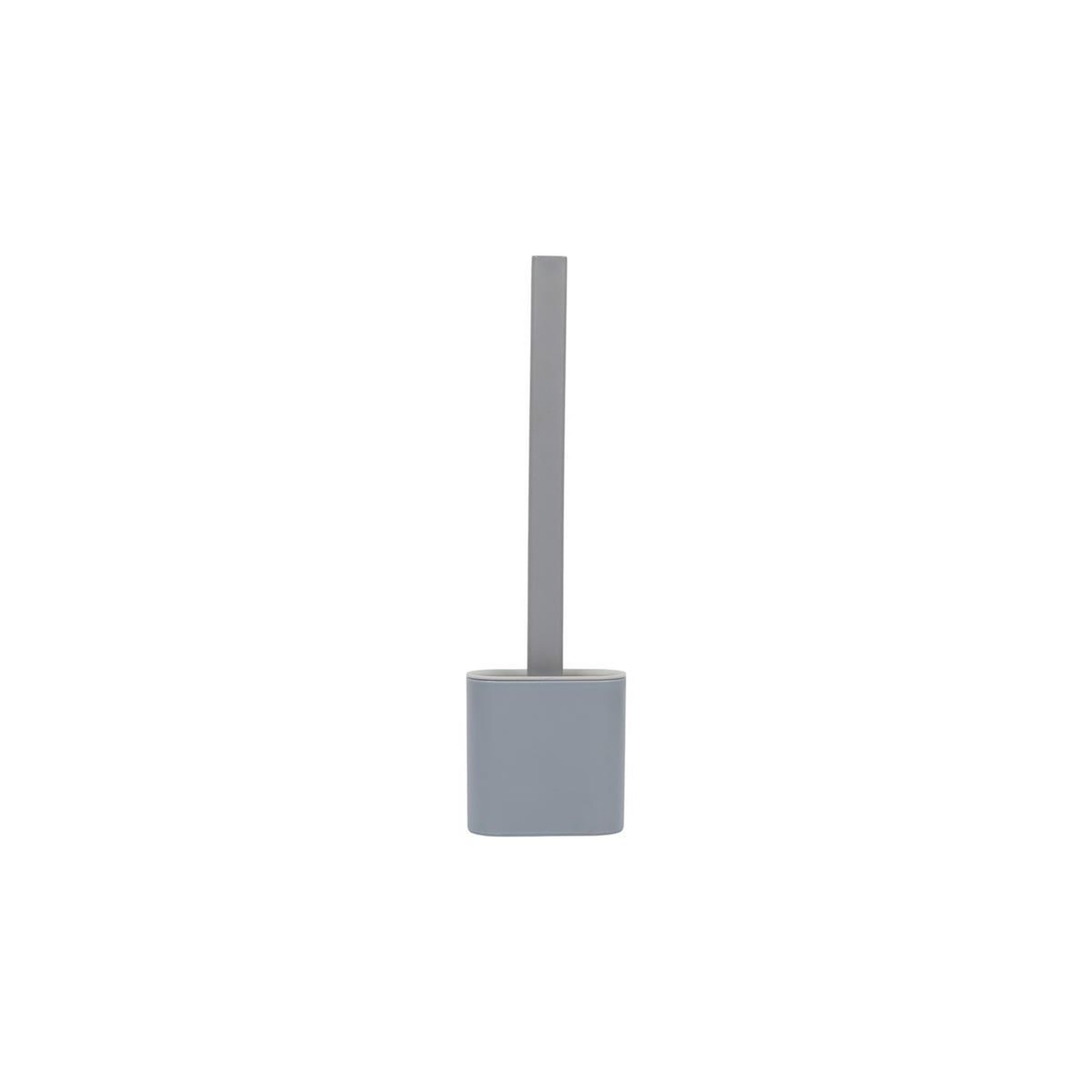 Voir la diapositive 2 : Je cherche une idee Brosse wc adhésive  silicone  36cm gris