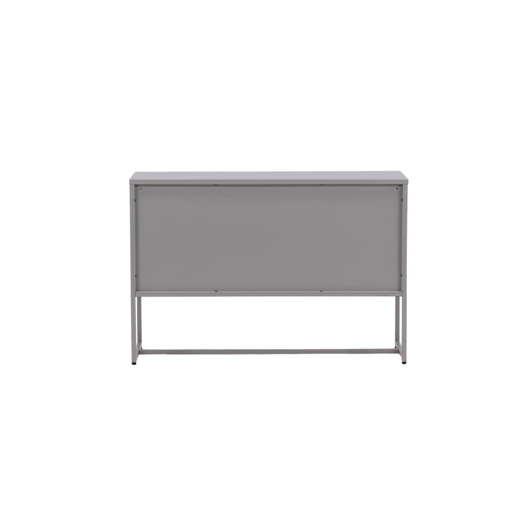 Voir la diapositive 6 : Paris Prix Bahut 3 portes en métal  malla  120cm gris clair