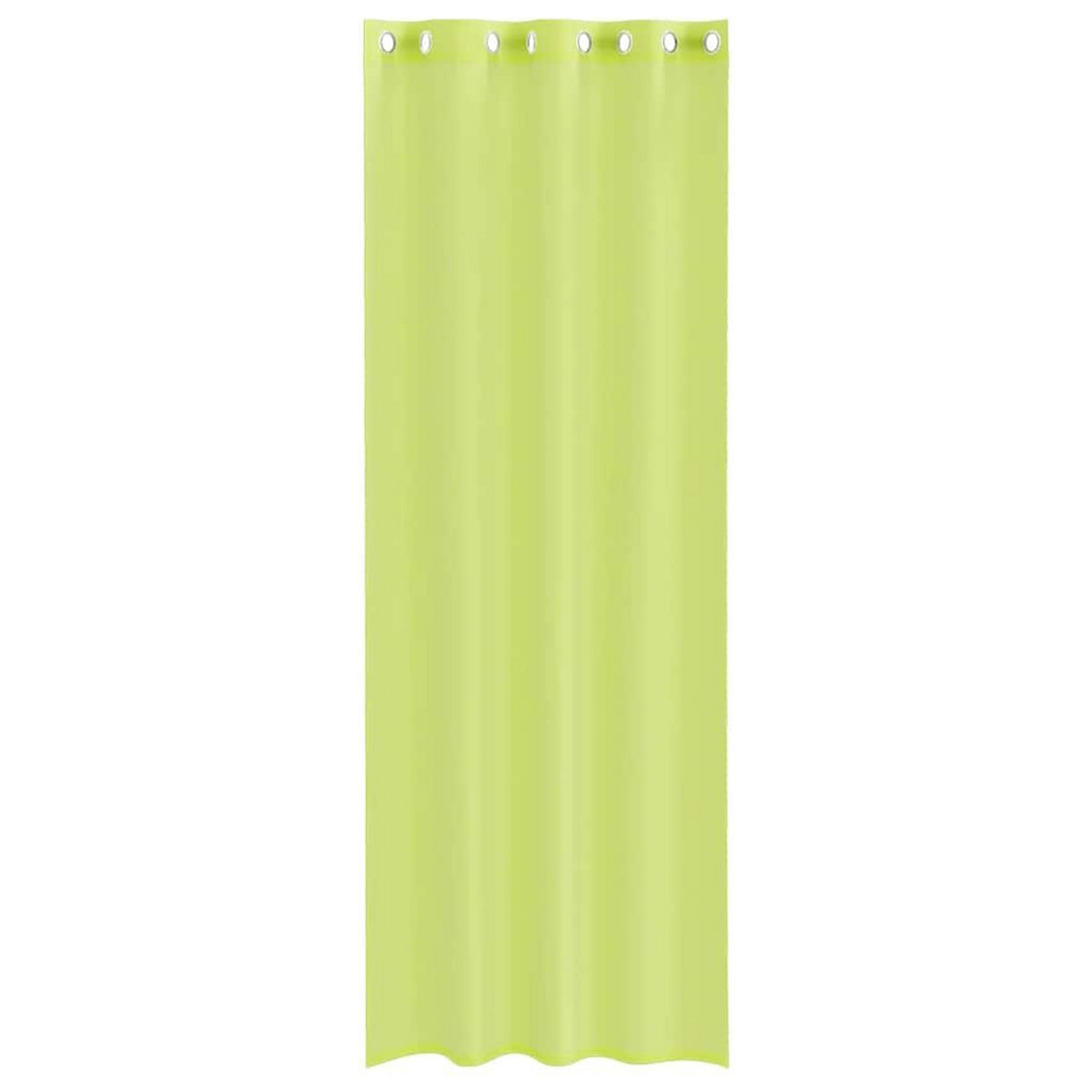 VIDAXL Rideaux en voile avec œillets 2 pcs vert pomme 140x300 cm