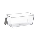FIVE Bac de Rangement Frigo  Poignée  12cm Transparent