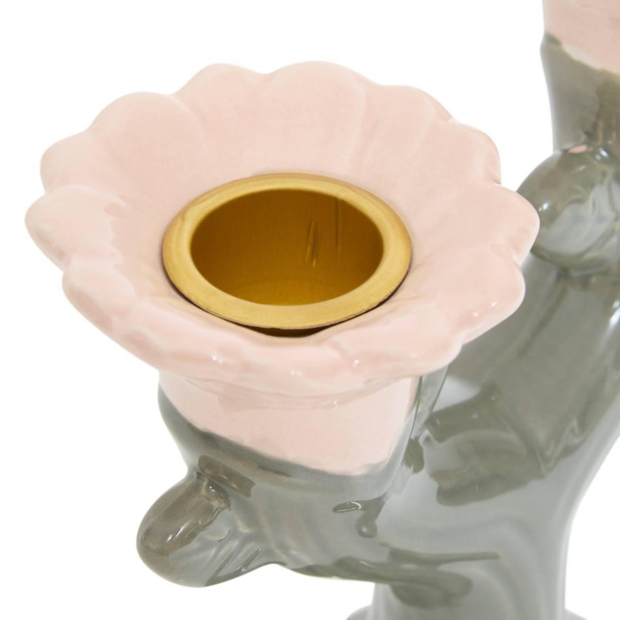 Voir la diapositive 2 : ATMOSPHERA Chandelier fleur en dolomite  mona  13cm multicolore