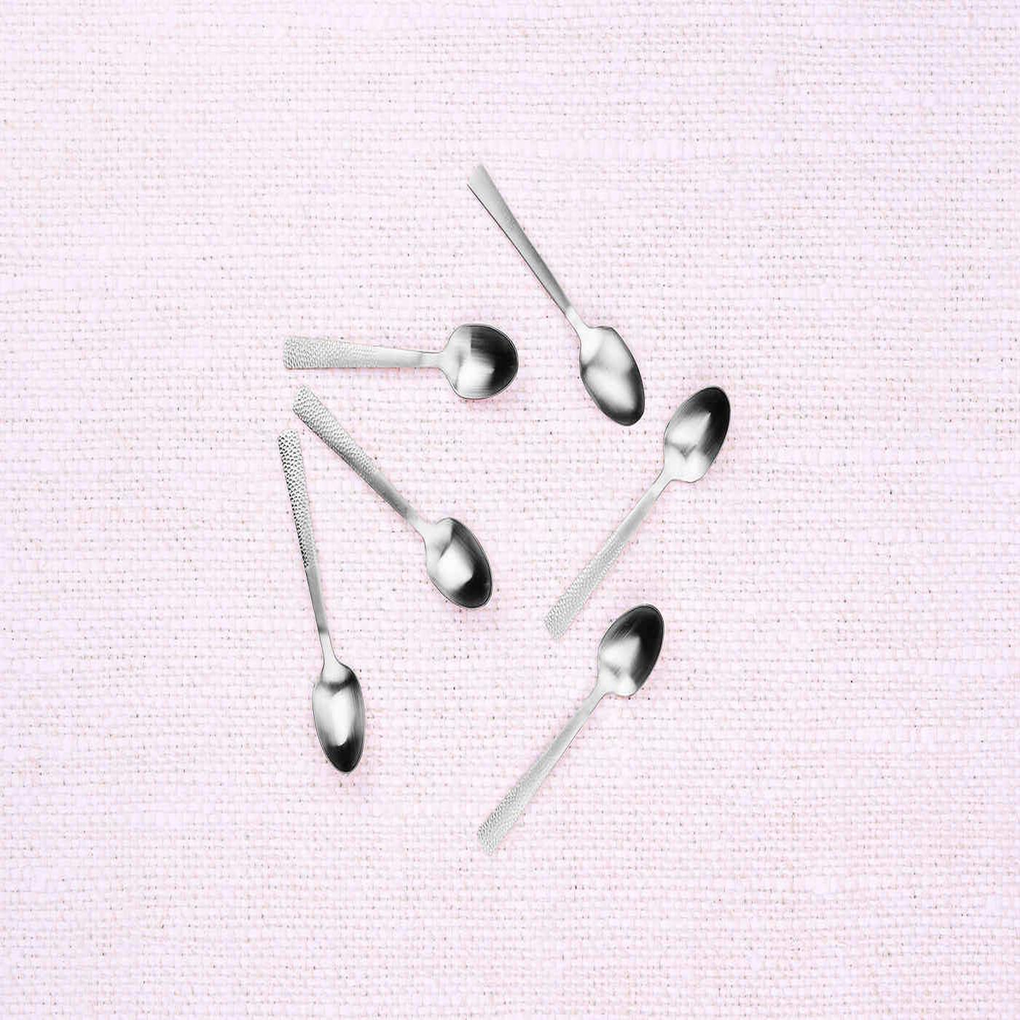 Voir la diapositive 3 : BJORN Coffret 6 petites cuillères finn - silver