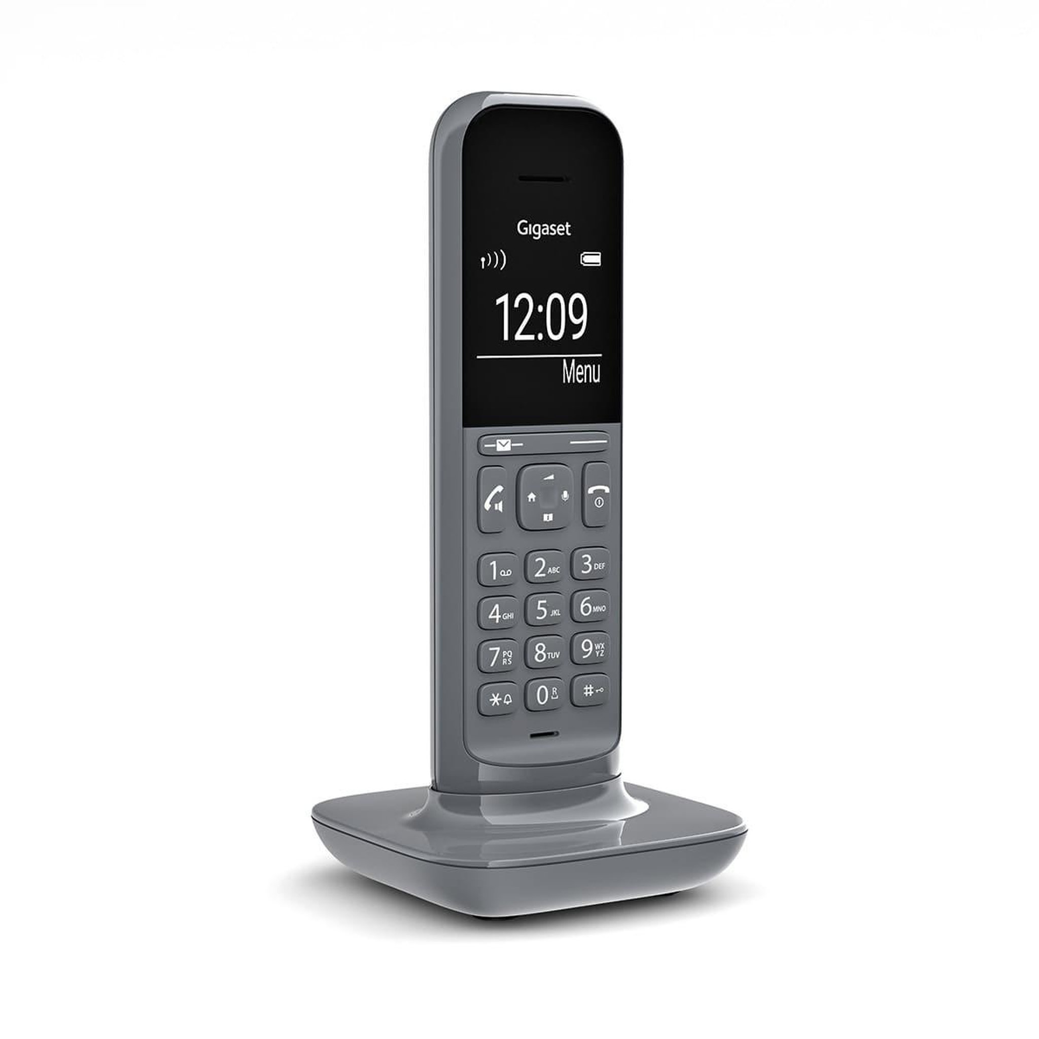 GIGASET Téléphone dect analogique gigaset cl390 avec identification de l'appelant gris