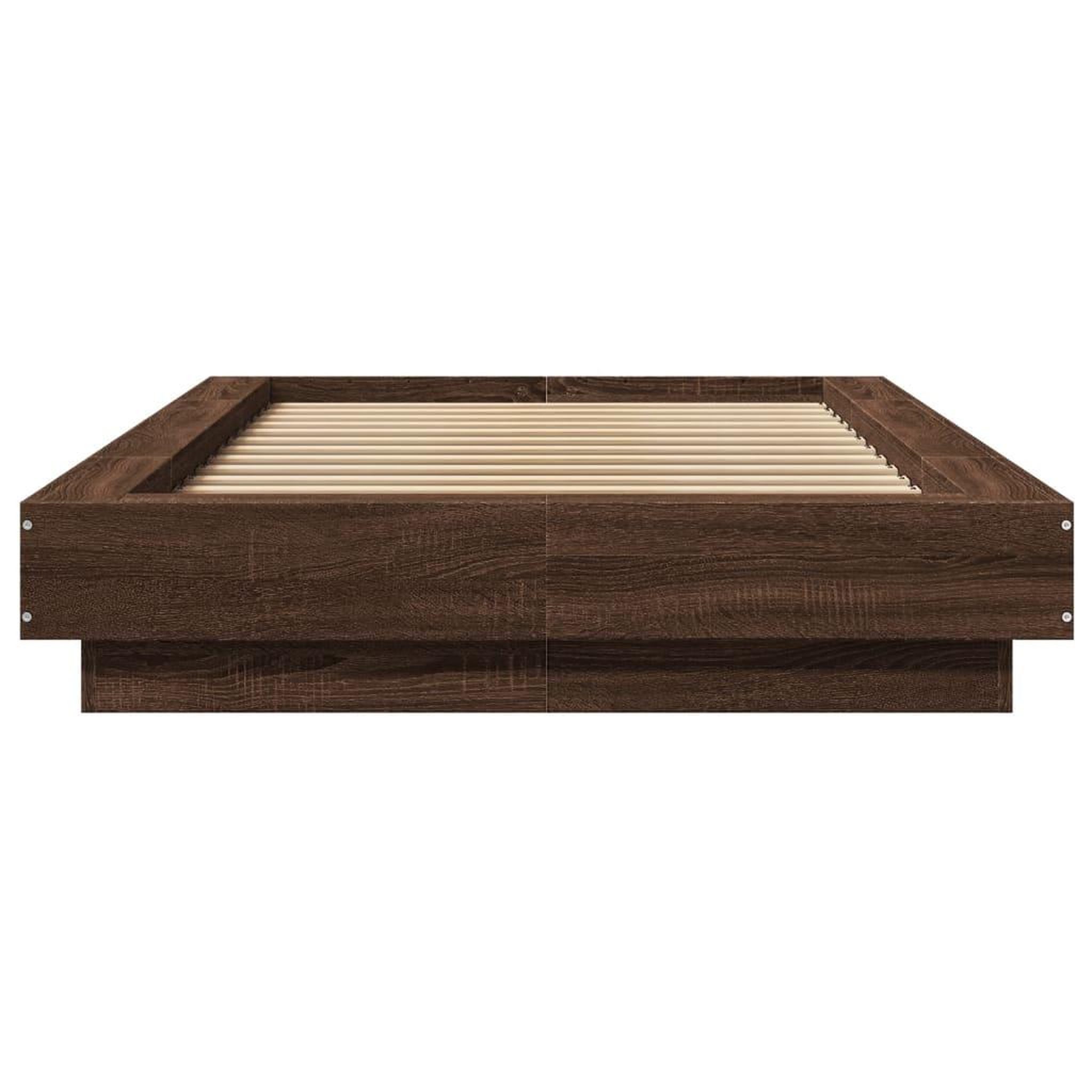 Voir la diapositive 5 : VIDAXL Cadre de lit avec lumieres LED sans matelas 100x200 cm