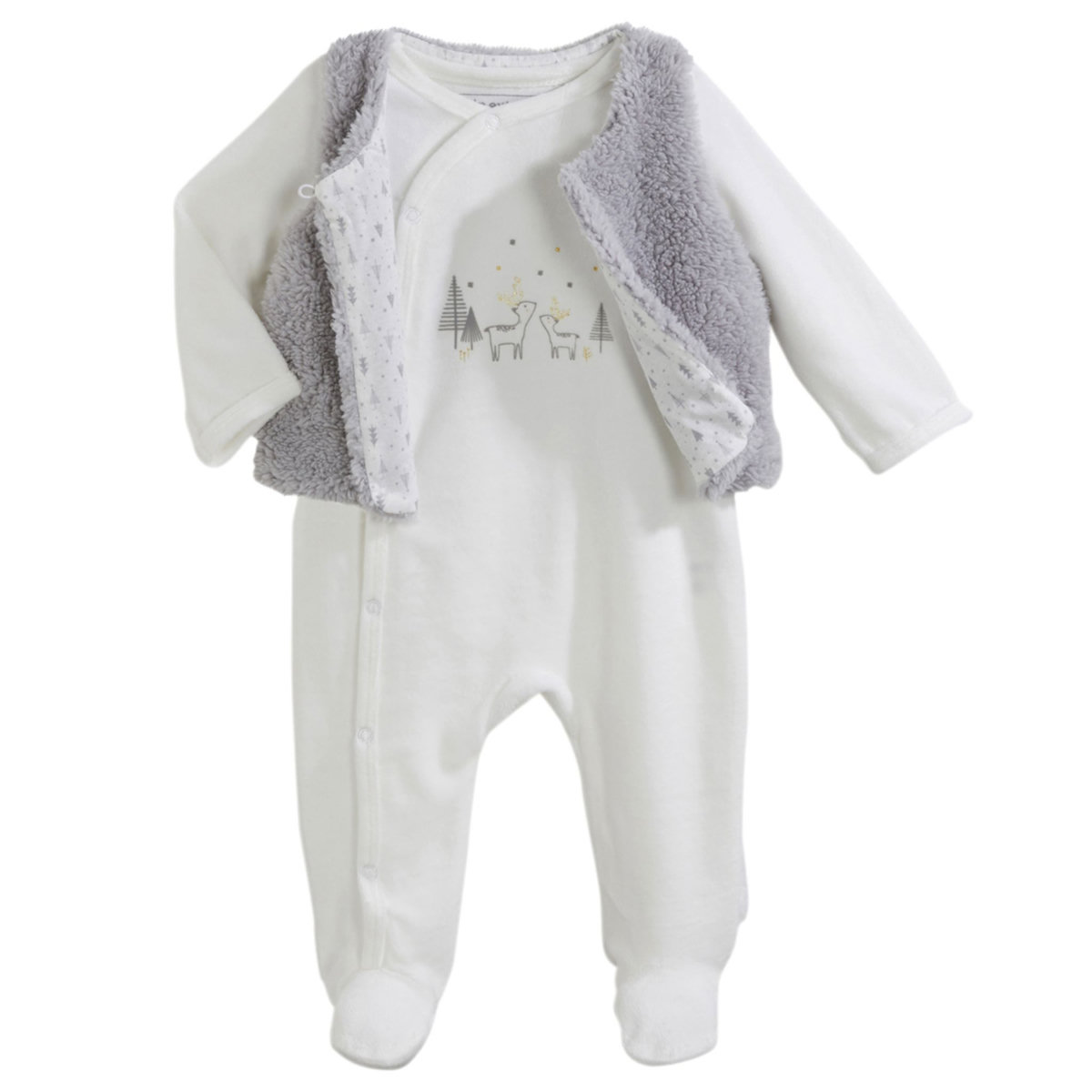 INEXTENSO Ensemble pyjama + gilet bébé
