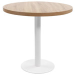 VIDAXL Table de bistro marron clair 80 cm MDF