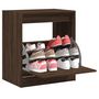 Voir la diapositive 1 : VIDAXL Armoire a chaussures chene marron 60x42x69 cm bois ingenierie