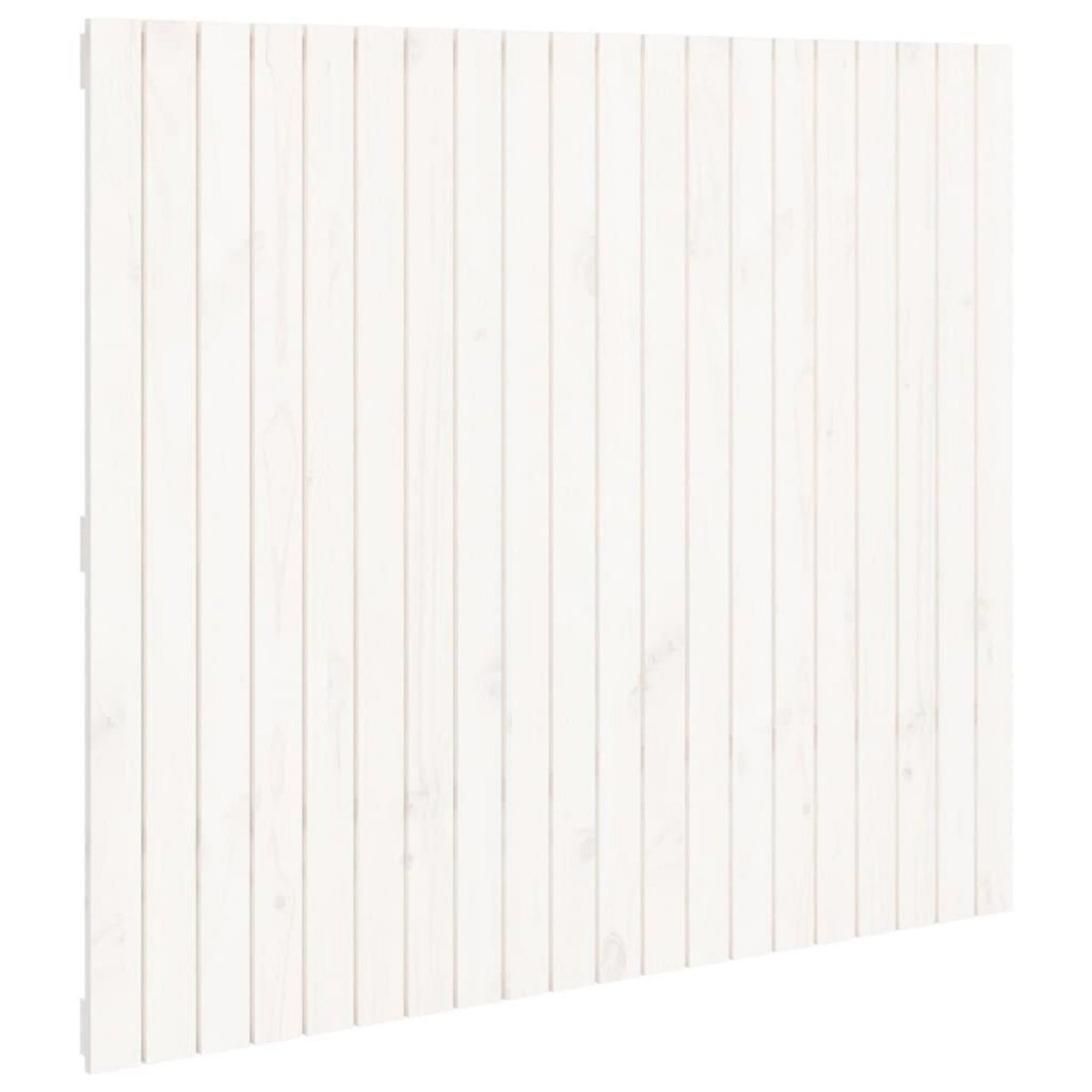 VIDAXL Tete de lit murale Blanc 127,5x3x110 cm Bois massif de pin
