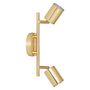 Voir la diapositive 2 : ATMOSPHERA Applique Murale 2 Spots Orientables  Vico  16cm Doré