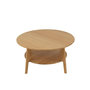 Voir la diapositive 2 : Paris Prix Table Basse Ronde en Bambou  Johnnie  80cm Naturel