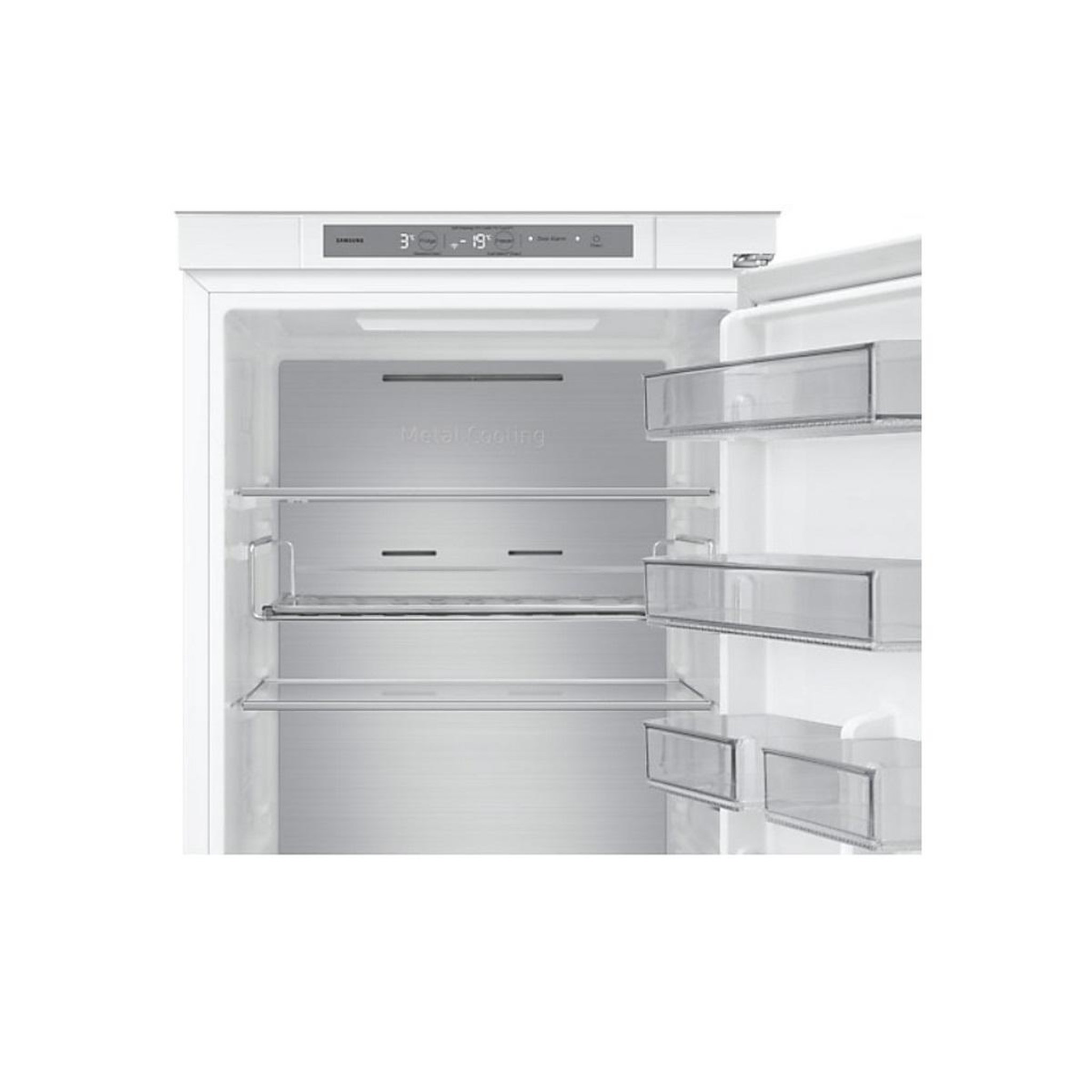 Voir la diapositive 5 : Samsung Réfrigérateur combiné intégrable à glissières 298l - brb80f30aes0