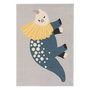 Voir la diapositive 1 : SWEEEK Tapis enfant dinosaure. tapis intérieur gris clair poils ras 120 x 170cm