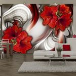 Paris Prix Papier Peint  Amaryllis Ballad of the Red. Coloris disponibles : Multicolore