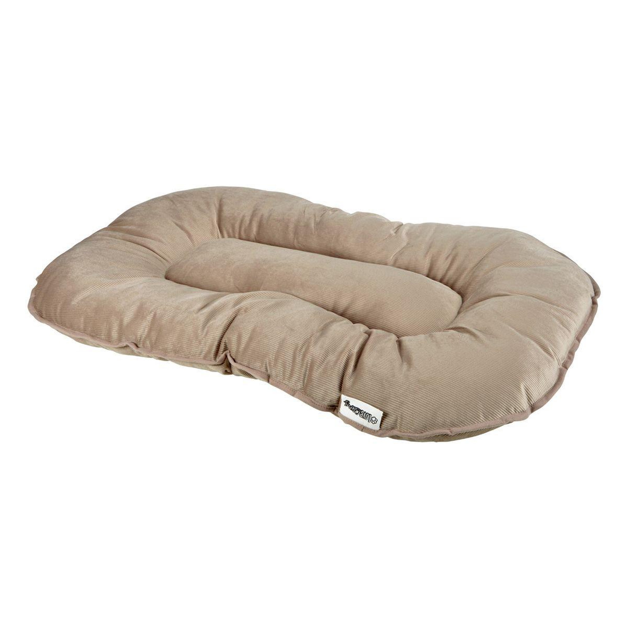 LOVE STORY Coussin pour chien & chat velours  crafty  107cm noisette