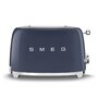 Voir la diapositive 1 : SMEG Grille-pains 2 fentes 950w  navy blue - TSF01NBEU