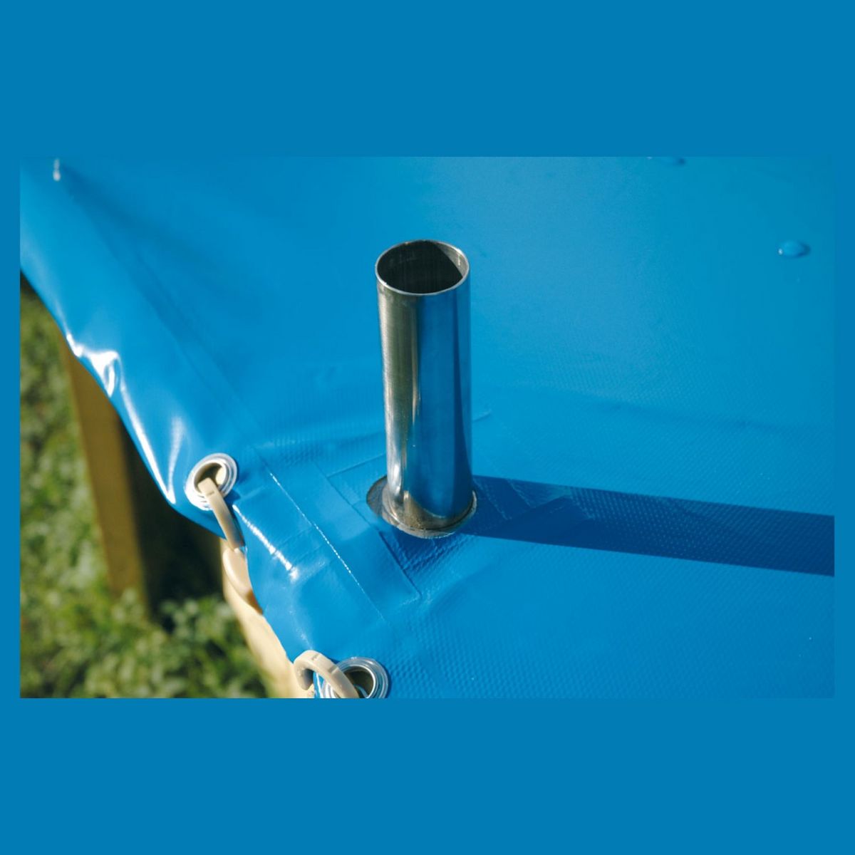 UBBINK Bache de sécurité pour piscine - 355x490cm