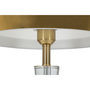 Voir la diapositive 4 : Paris Prix Lampe à Poser en Verre  Cristal  56cm Blanc & Or