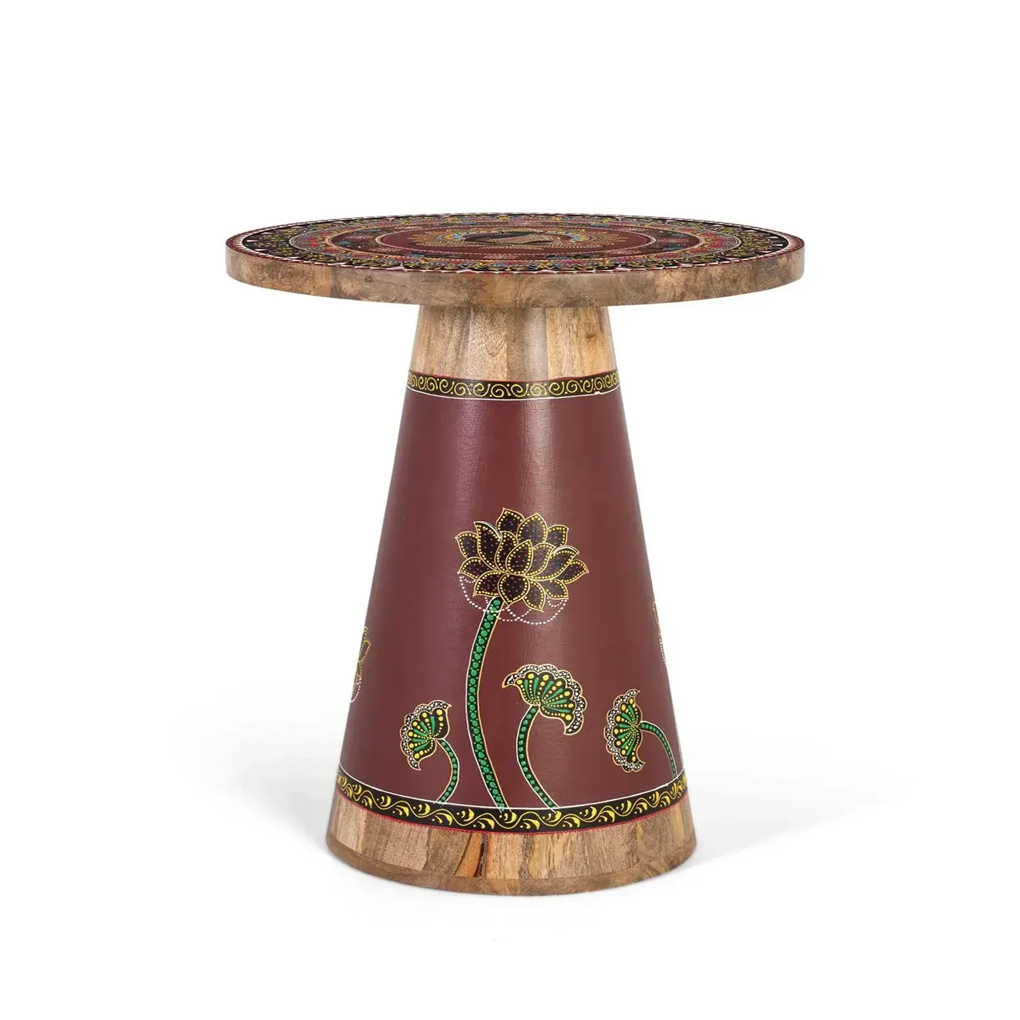 GINER Y COLOMER SL Table basse en bois de manguier 46 cm style artisanal ethnique