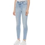 CALVIN KLEIN JEANS Jean Skinny  Femme Calvin Klein Jeans High Rise   W24. Coloris disponibles : Bleu