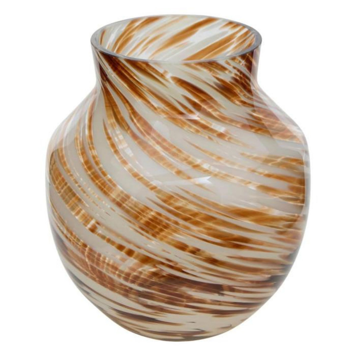 ATMOSPHERA Vase Déco en Verre  Arvo  19cm Multicolore