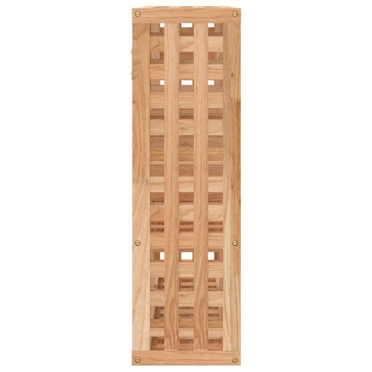 VIDAXL Etagere murale 49x15x49 cm Bois massif de noyer