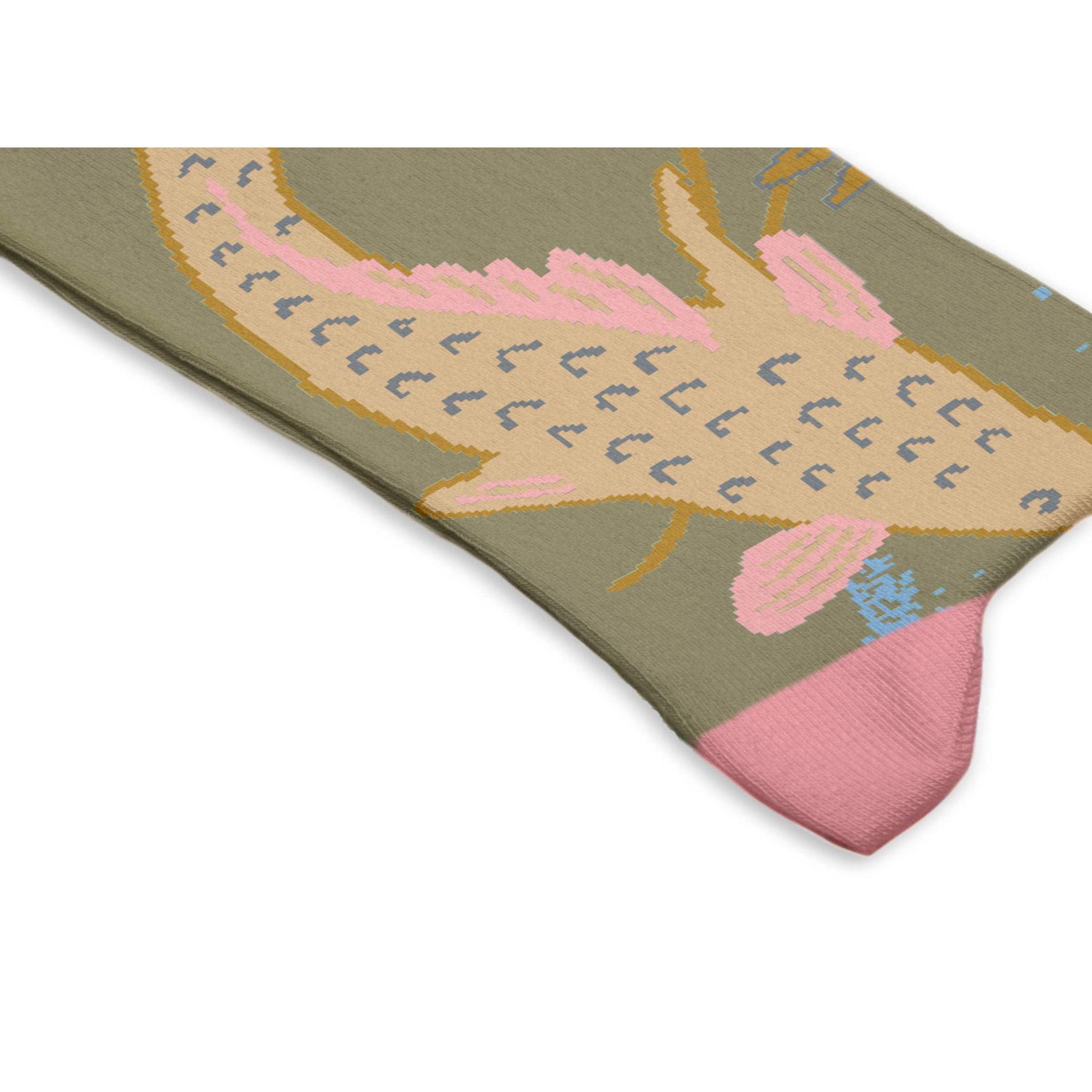 Voir la diapositive 3 : SOCK AFFAIRS Chaussettes carpes nageant, tsukioka yoshitoshi