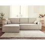 Voir la diapositive 5 : BEST MOBILIER Dellia - canapé d'angle réversible convertible - avec coffre - en velours côtelé - 4 places