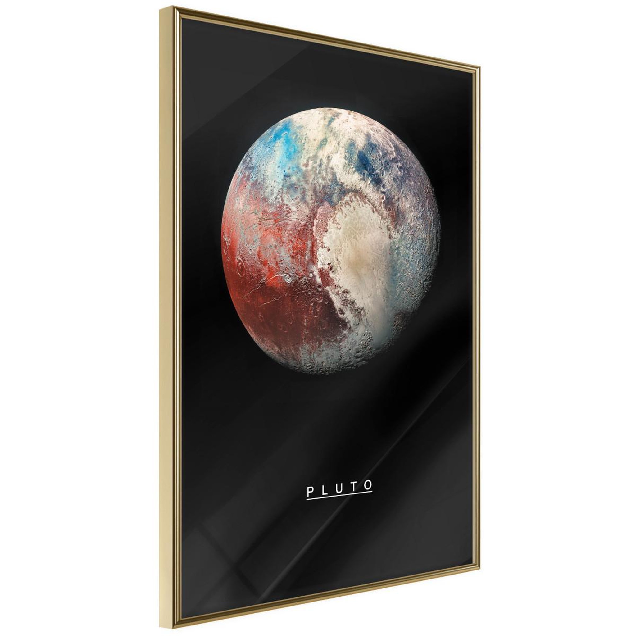Paris Prix Affiche murale encadrée  the solar system pluto