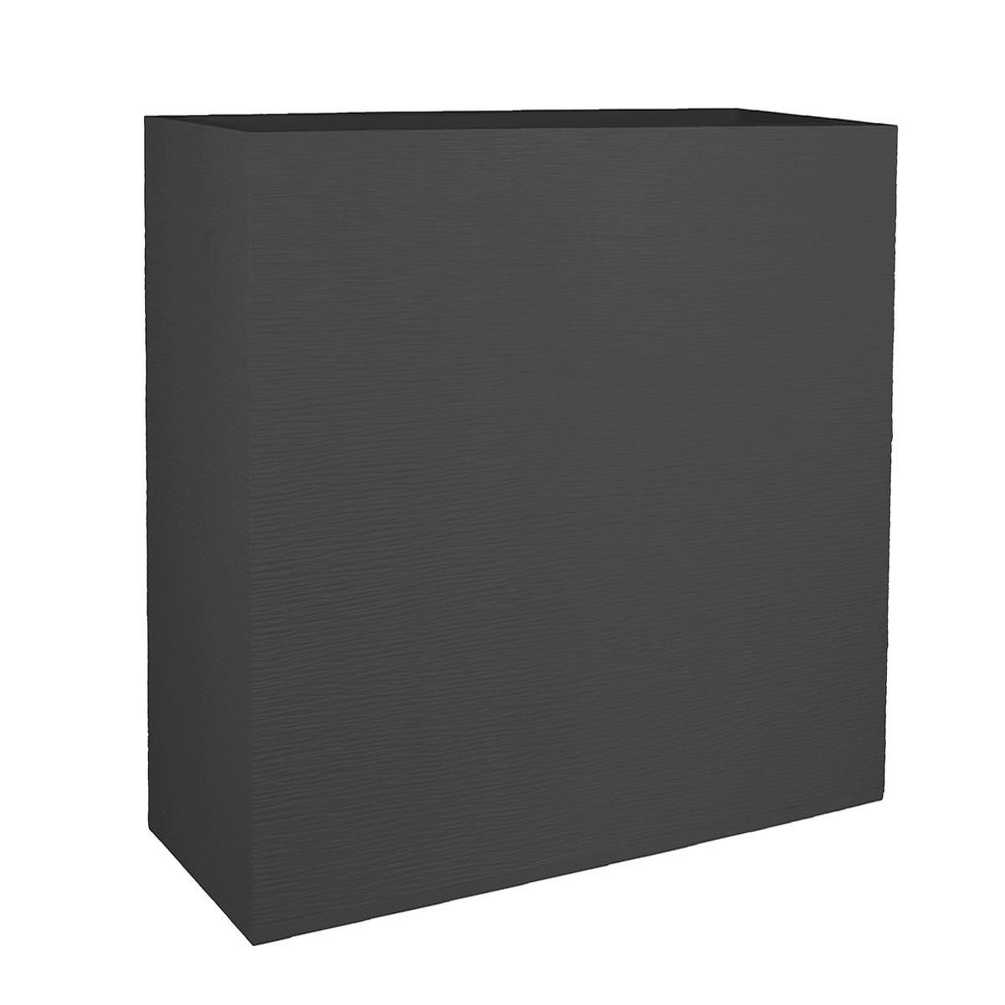 Eda Jardinière rectangulaire graphit - 78,5 x 29,5 x 60 cm - 46 l - gris anthracite - eda