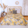 Voir la diapositive 2 : COTE DECO Parure de lit Adelanto - Microfibre 72 g/m² - 220 x 240 cm - Jaune