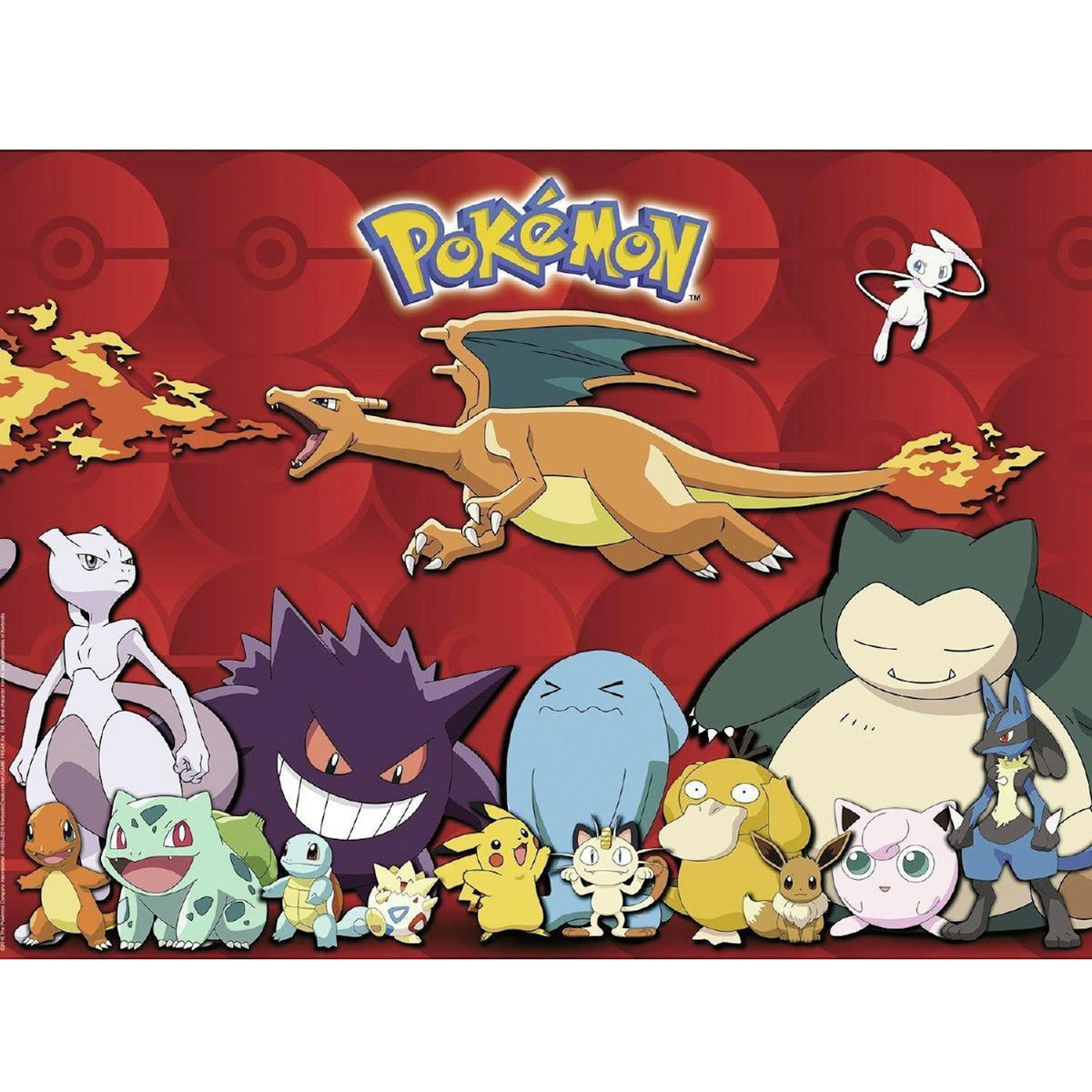 RAVENSBURGER Puzzle 100 pièces XXL Ravensburger Mes Pokémon préférés