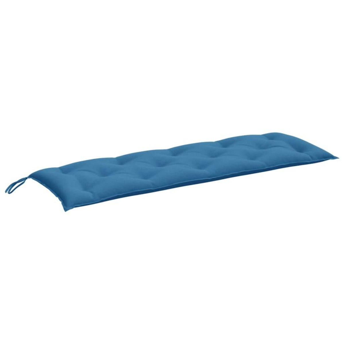 VIDAXL Coussin de banc de jardin bleu melange 150x50x7 cm tissu