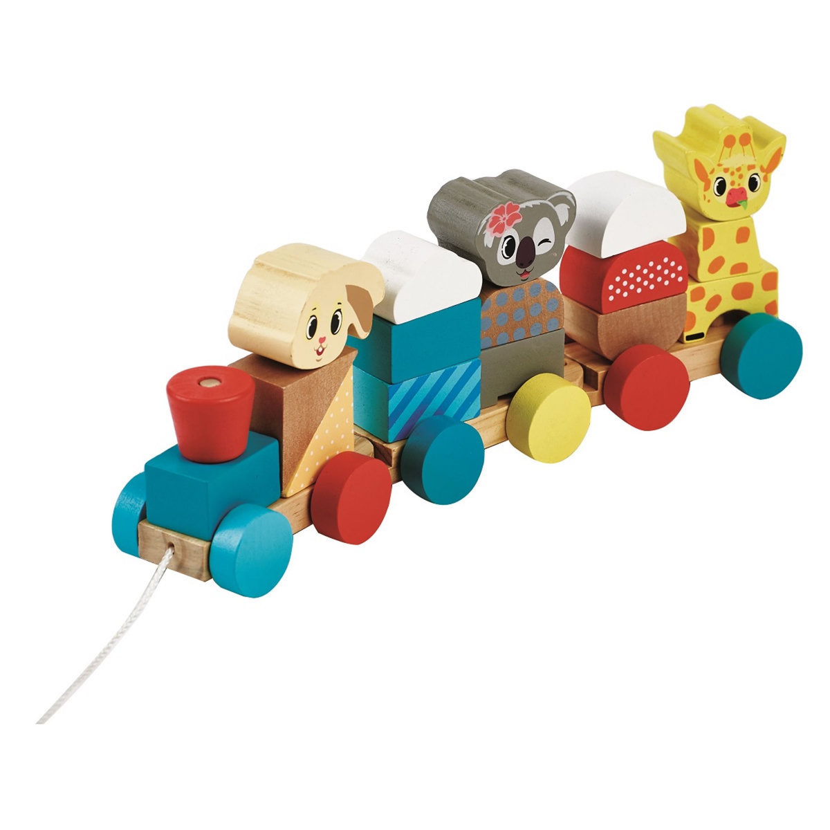 One Two Fun Léo mon train en bois 