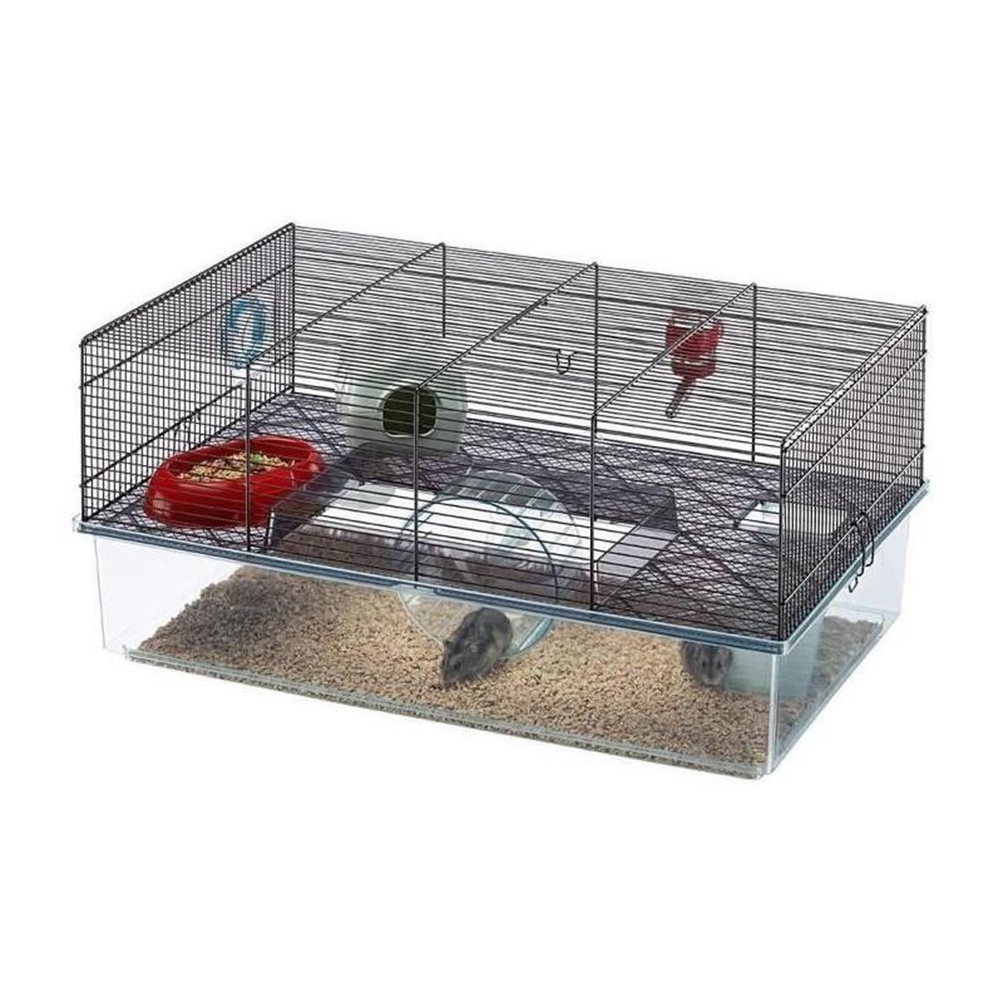 Voir la diapositive 3 : Ferplast Cage - FERPLAST - FAVOLA - 60 x 36,5 x h 30 cm - Hauteur de bac élevé