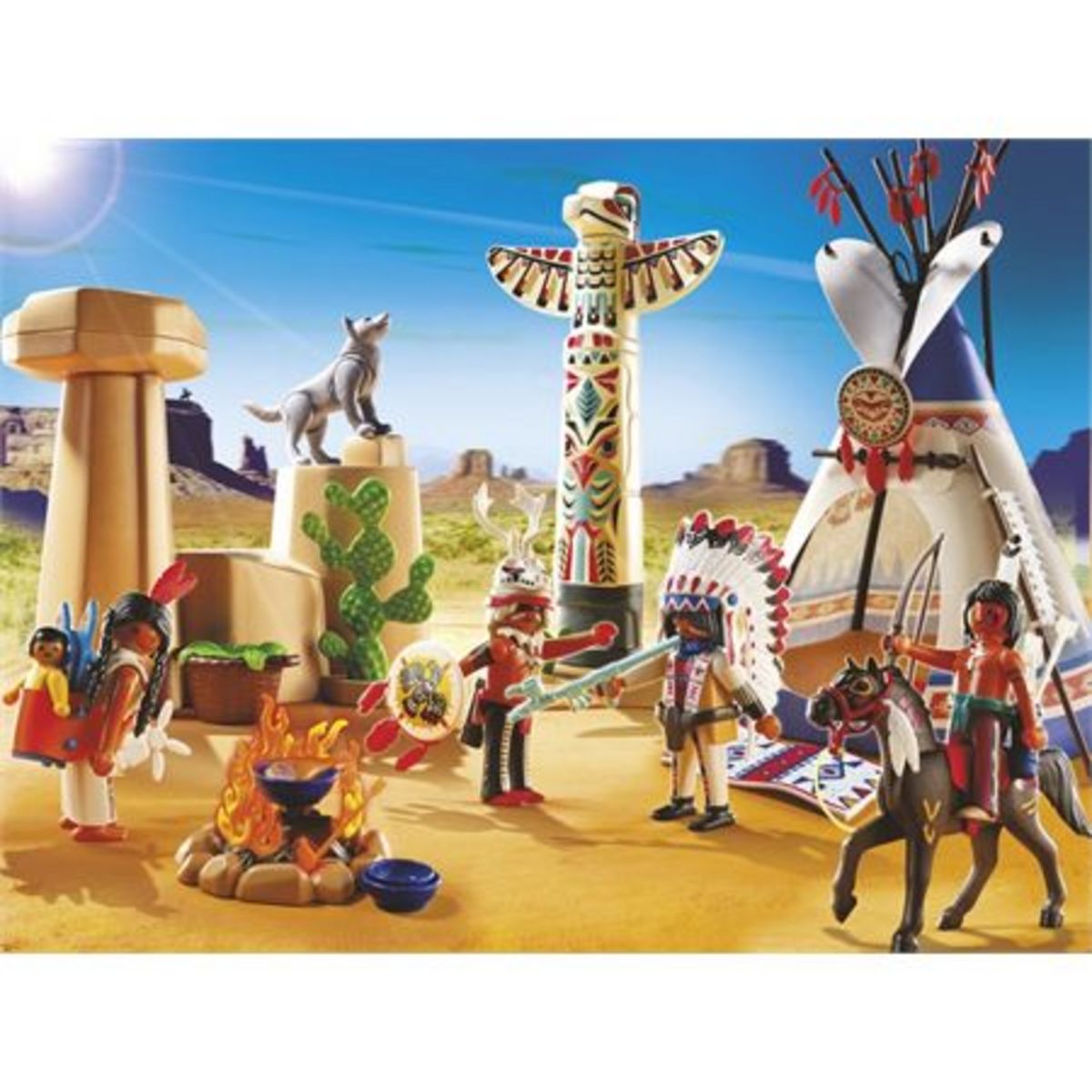 PLAYMOBIL 5247 Camp des indiens