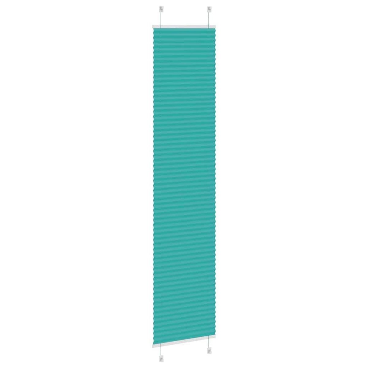 VIDAXL Store plisse vert petrole 45x200 cm largeur du tissu 44,4 cm