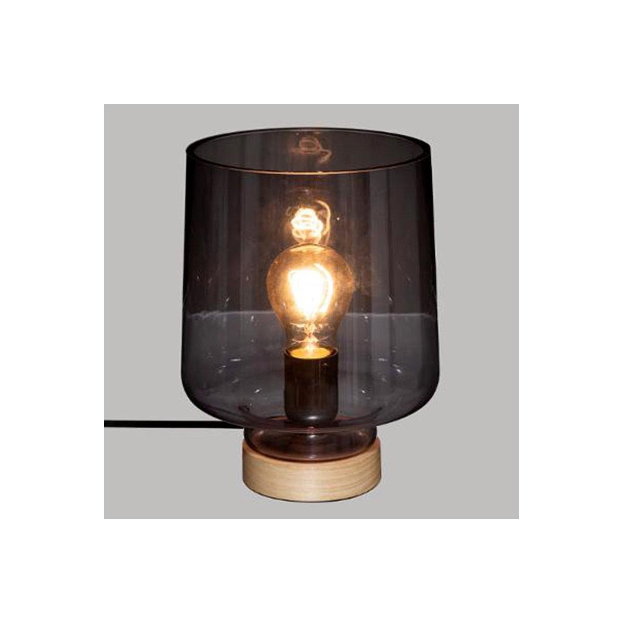 Voir la diapositive 3 : ATMOSPHERA Lampe à poser design  mind  23cm gris fumé