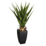 Voir la diapositive 1 : ATMOSPHERA Palmier Artificiel en Pot  Agave  73cm Vert