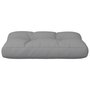 Voir la diapositive 5 : VIDAXL Coussin de palette gris 50x40x12 cm tissu