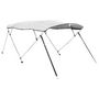 Voir la diapositive 3 : VIDAXL Toit bimini a 4 arceaux parois laterales 243x(230-244)x137 cm